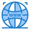 a globe with letters www in the middle