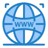 a globe with letters www in the middle