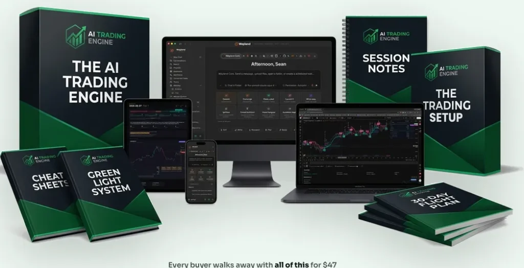 AI Trading Engine software and trading education materials